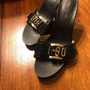 Shoes leather uppers